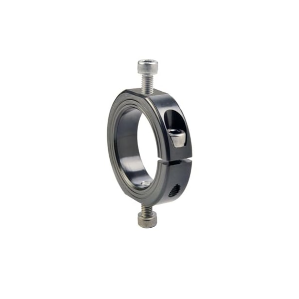 Mountable Collar, 1pc Clamp, Bore 0.3750", Anod Aluminum, OD 24mm